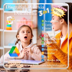 #5 Pack 3 en 1 Disgrafia, Dislexia Y Discalculia 🥇