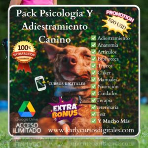 #6 Pack Psicología Canina Y Adiestramiento Canino + Bonus